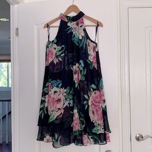 Eliza J halter floral dress